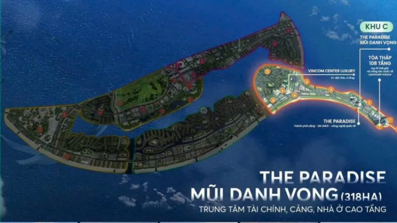 Vị trí The Paradise Vinhomes Cần Giờ